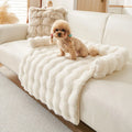 Tapis Luxe Fausse Fourrure – Confort Royal & Douceur Extrême 🐶💛
