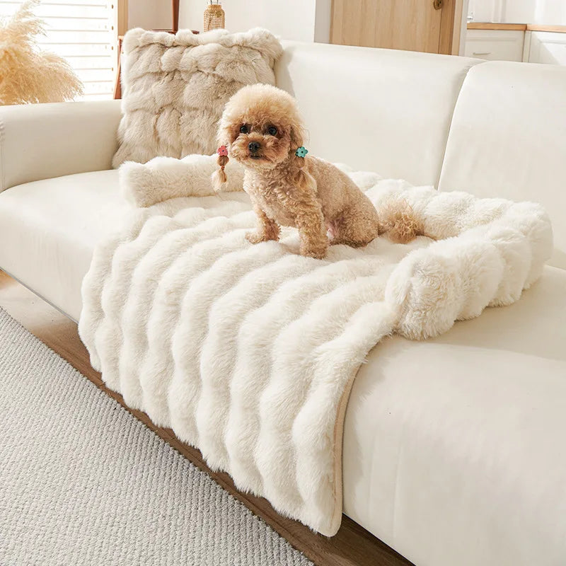 Luxury Faux Fur Rug – Royal Comfort & Extreme Softness 🐶💛