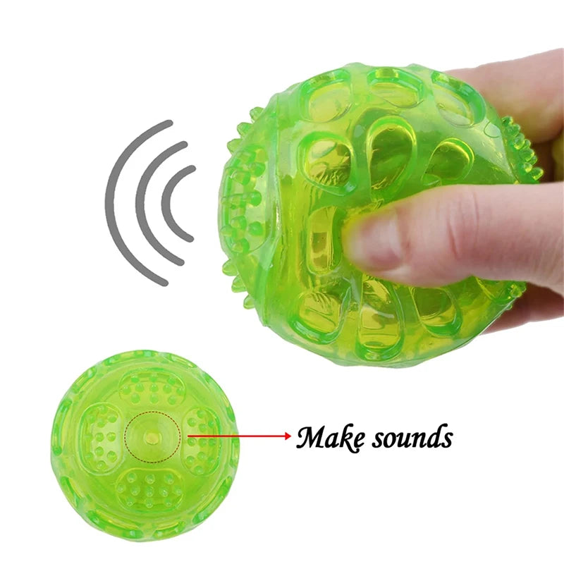 Balle Interactive Couineuse IQ – Jeu & Dents Saines 🐶🧠