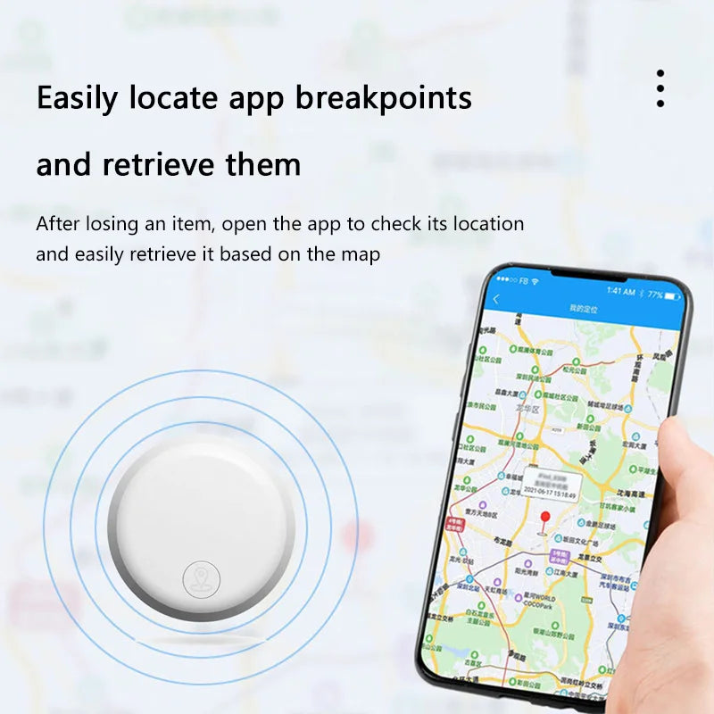 Mini Traceur Bluetooth Étanche – Anti-Perte & Localisation Facile 📍💧