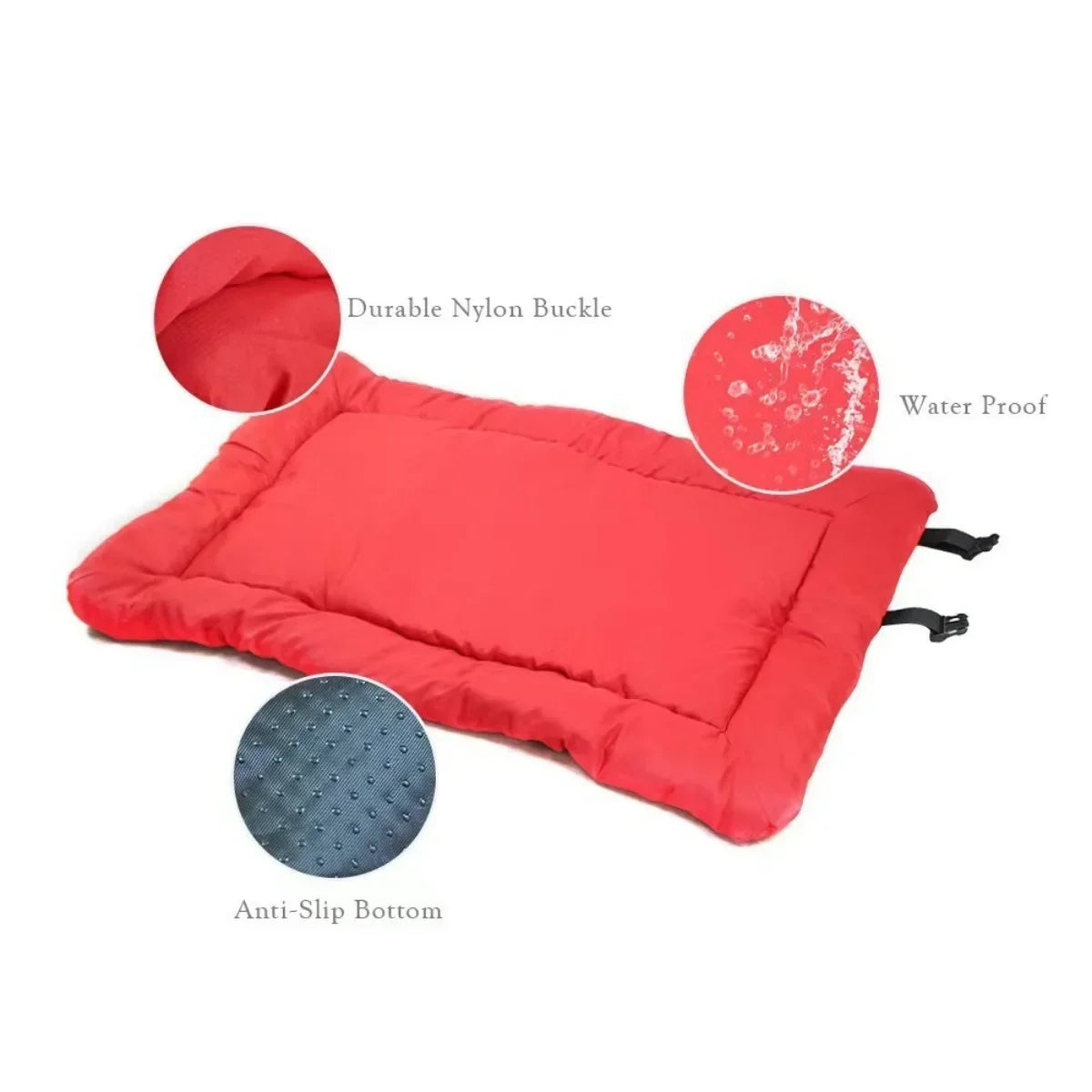Foldable Waterproof Mat – Outdoor & Travel Comfort for Dogs 🐶💛