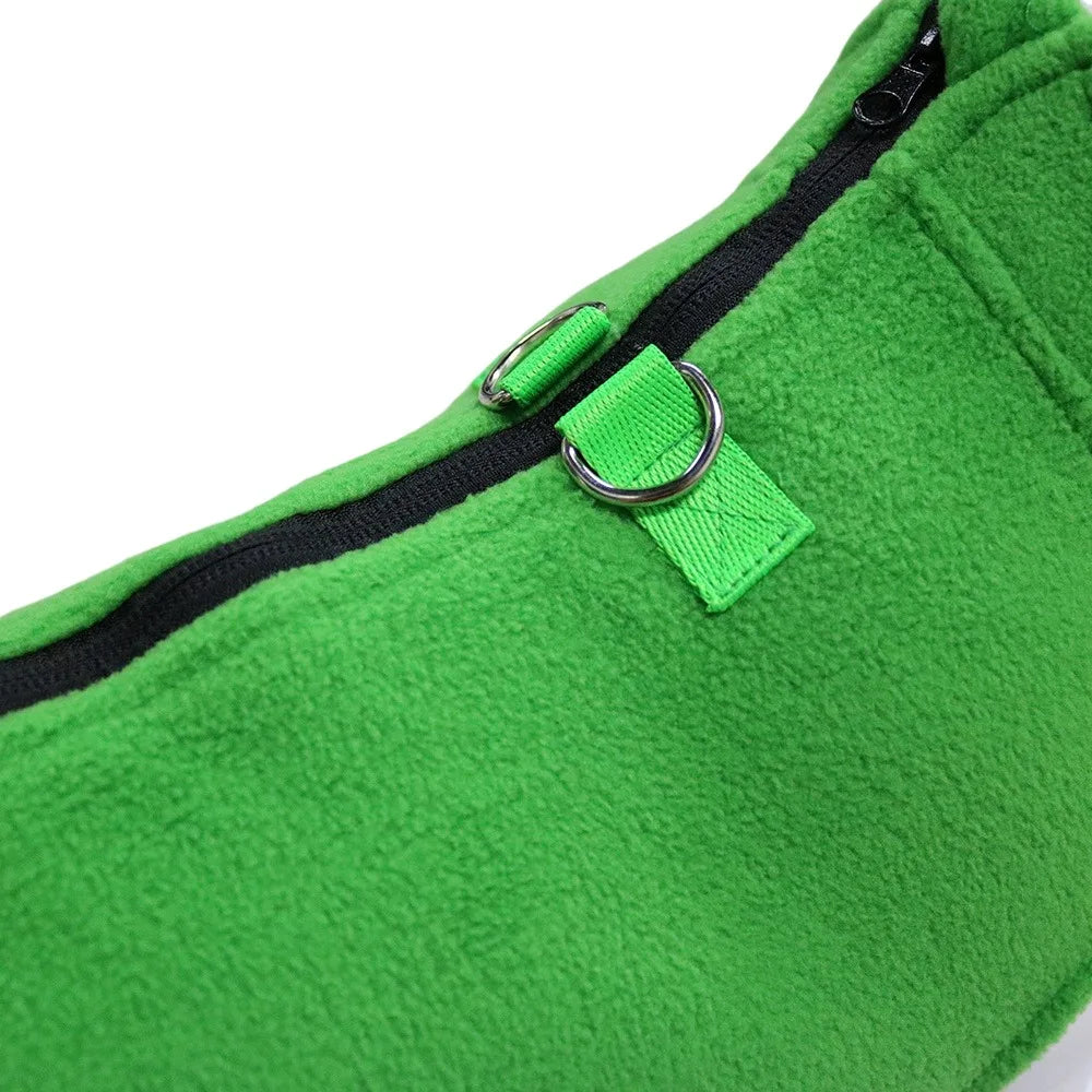 Zip Fleece Coat – Quick Warmth & Winter Comfort ❄️🐶💛