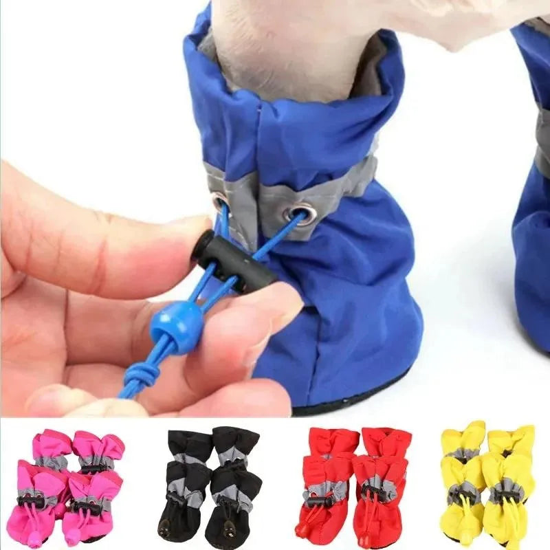 Waterproof Anti-Slip Dog Boots (Set of 4)