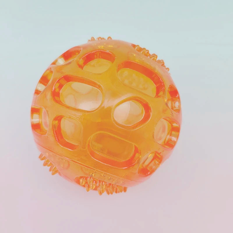 Interactive Squeaky IQ Ball – Play & Healthy Teeth 🐶🧠