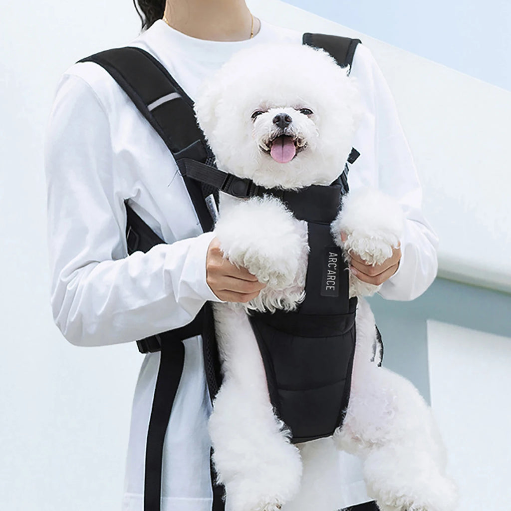 Sac de Transport Confort+ avec Sangle Poitrine – Sécurité & Liberté Totale 🐶💛