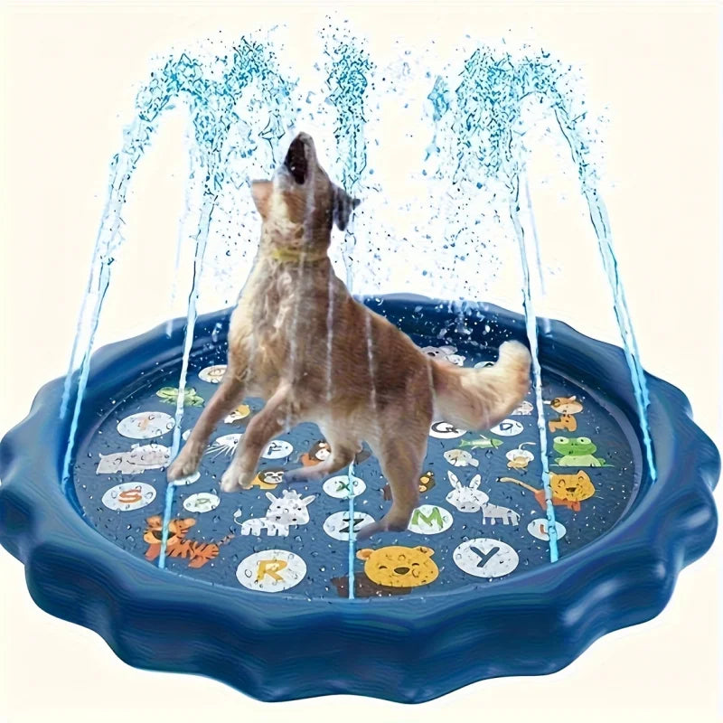 Tapis d’Eau Rafraîchissant – Jeu & Fraîcheur pour l’Été 💦☀️🐶