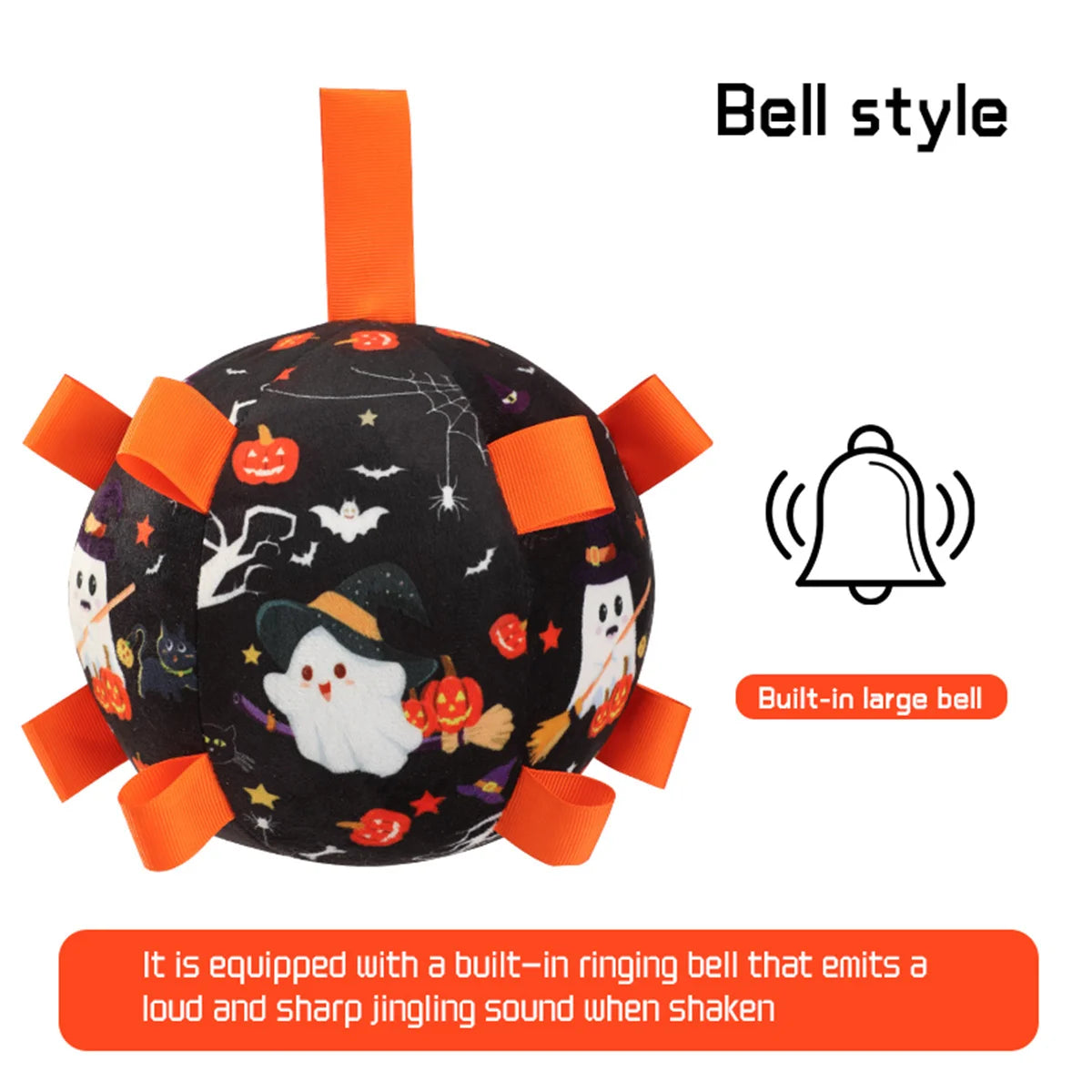 Interactive Bell Ball – Play & Stimulation 🔔🐶💛