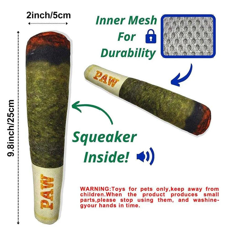 Jouet Interactif Couineur – Design Cigare Amusant