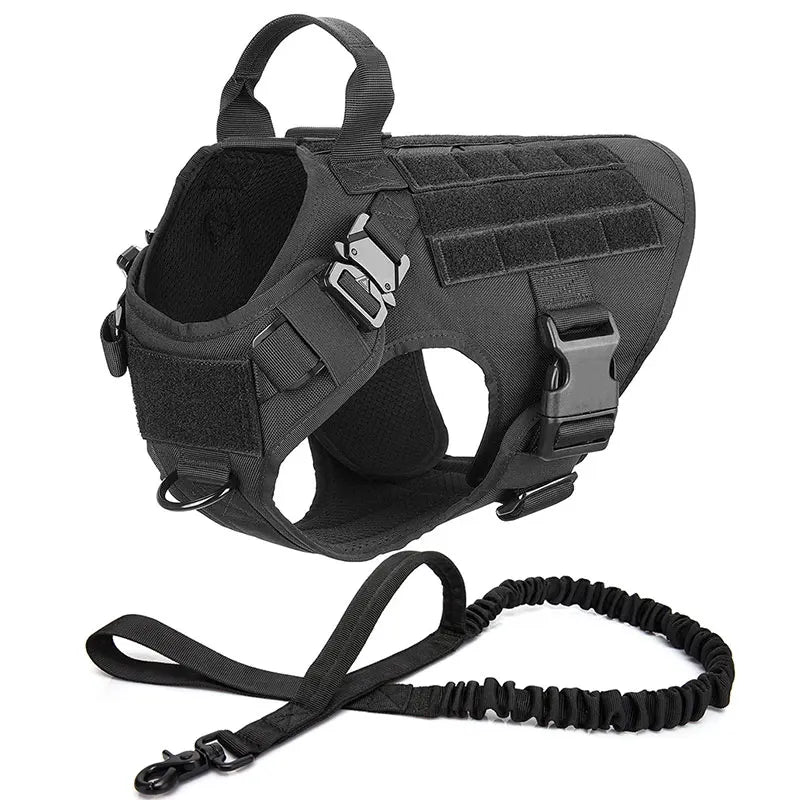 Pro Tactical Harness + Leash – Absolute Power & Control 🐶💛