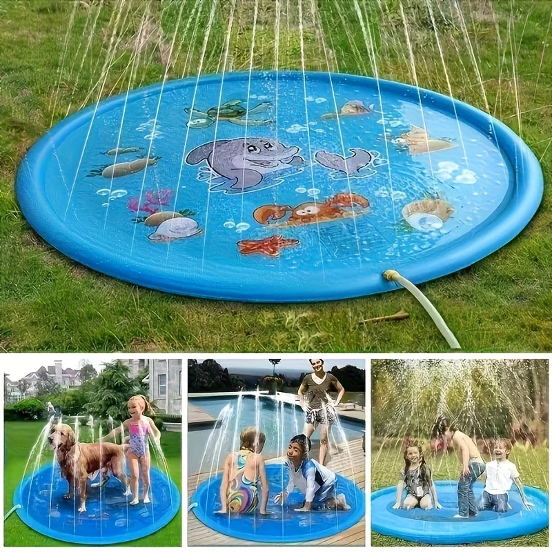 Tapis d’Eau Rafraîchissant – Jeu & Fraîcheur pour l’Été 💦☀️🐶