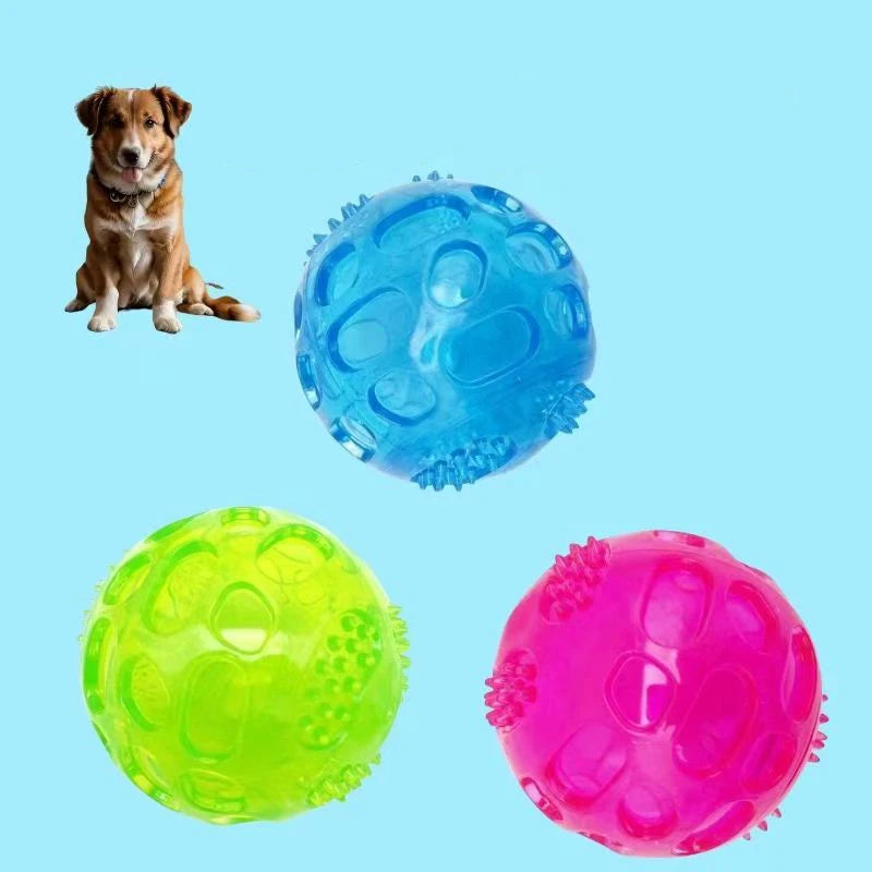 Balle Interactive Couineuse IQ – Jeu & Dents Saines 🐶🧠