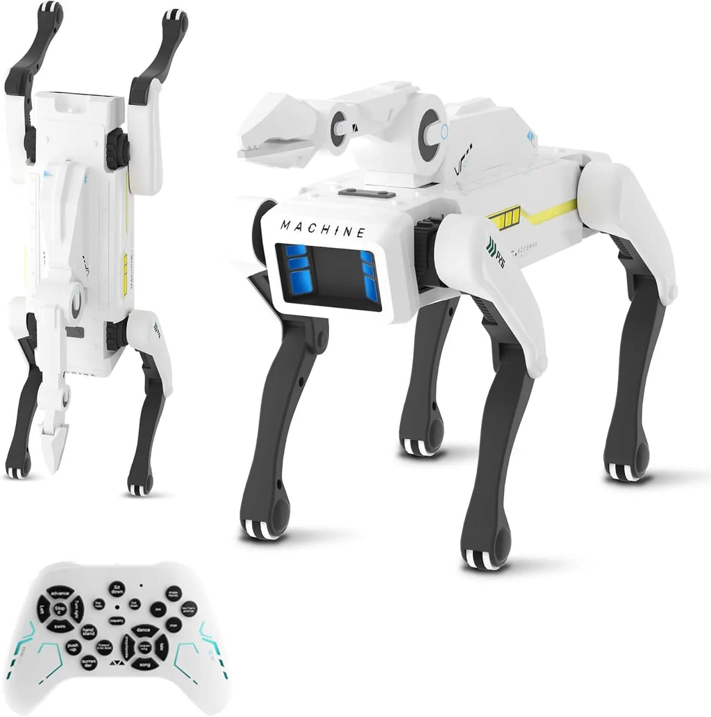 Chien Robot Intelligent – Contrôle Vocal, App & Jeux Interactifs 🎮✨