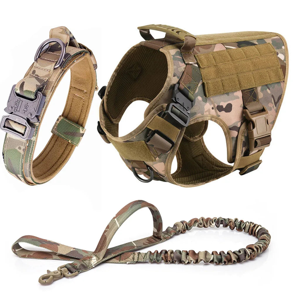 Pro Tactical Harness + Leash – Absolute Power & Control 🐶💛