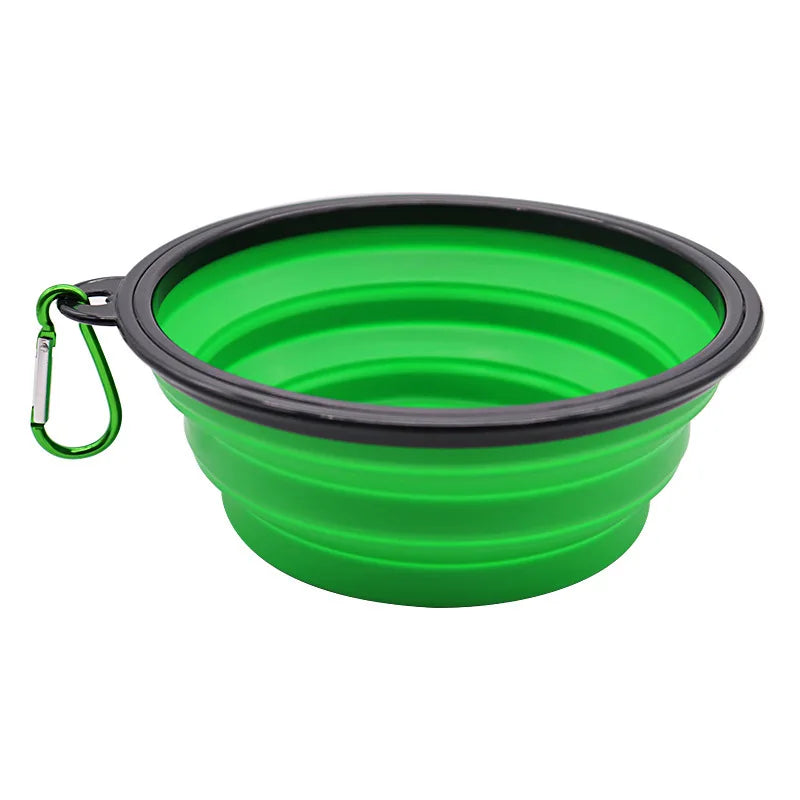 Anti-Spill Foldable Bowl – Mess-Free Hydration 🥣🐶💛