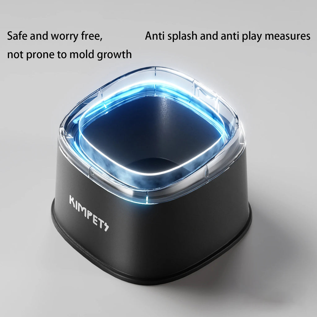 Bol Anti-Débordement 2L – Hydratation Propre & Boire en Douceur 🐶💛