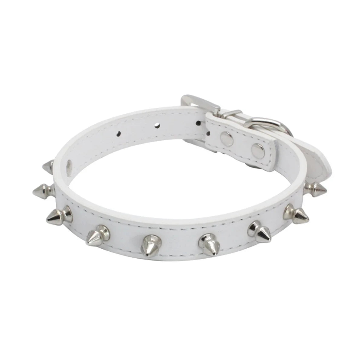 Colorful Studded Collar – Rebellious & Unique Style 😎🐶💛