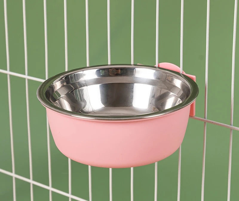 Stainless Steel Hanging Bowl – Everyday Cleanliness & Comfort 🥣🐶💛