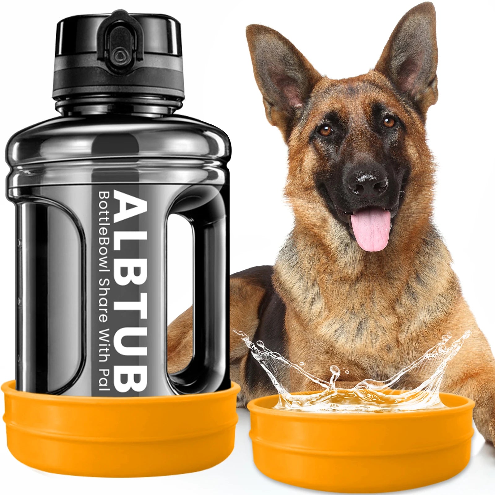 Large Capacity 2.5L Bottle – Long-Lasting Hydration 🐶💧