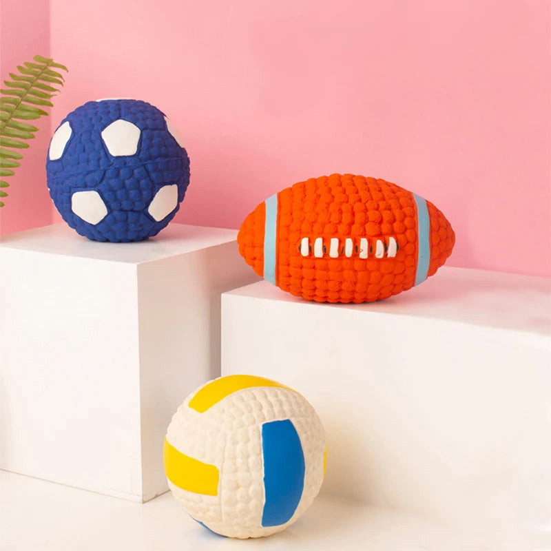 Ballon Sonore Sport – Jeu Actif & Plaisir Infini ⚽🐶💛