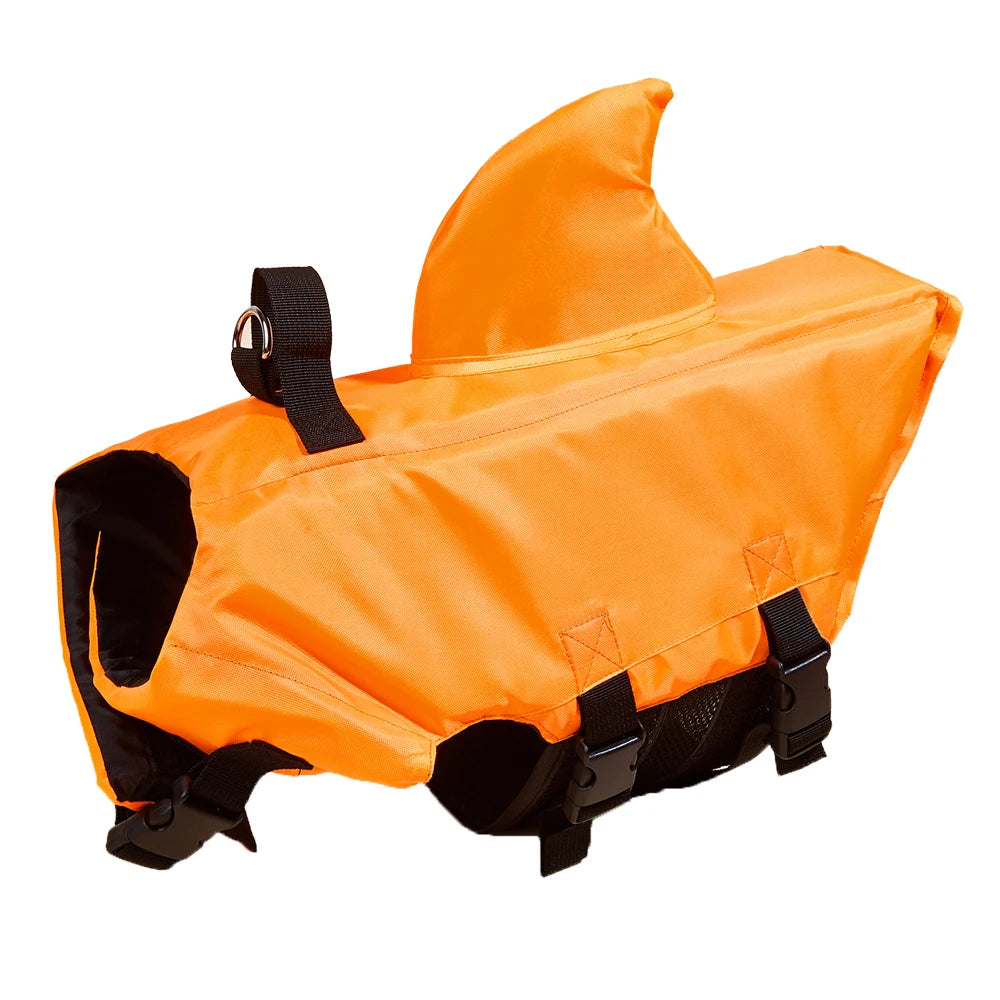 Shark Life Vest – Enhanced Buoyancy & Maximum Safety 🐶🦈🌊💛