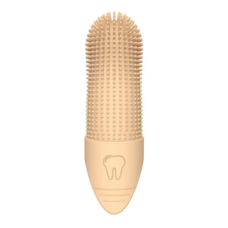 360° Finger Toothbrush – Hygiene & Fresh Breath 🐶🦷💛
