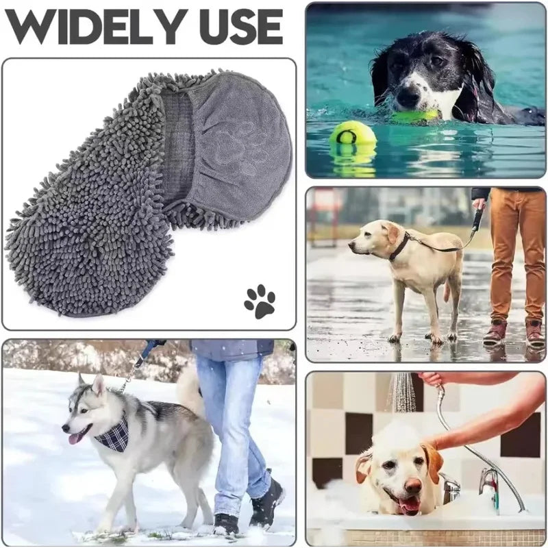 | Serviette Ultra Absorbante Séchage Rapide – Douceur & Confort Après Bain 🐶💛