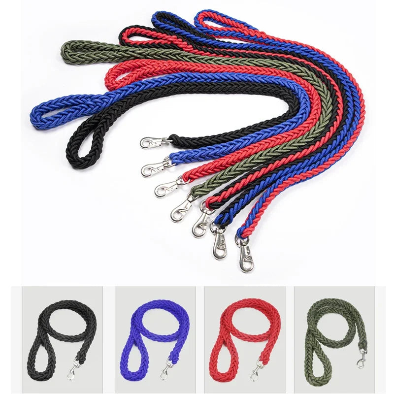 Ultra-Durable Braided Rope Leash – Absolute Power & Control 🐕🦺💪💛
