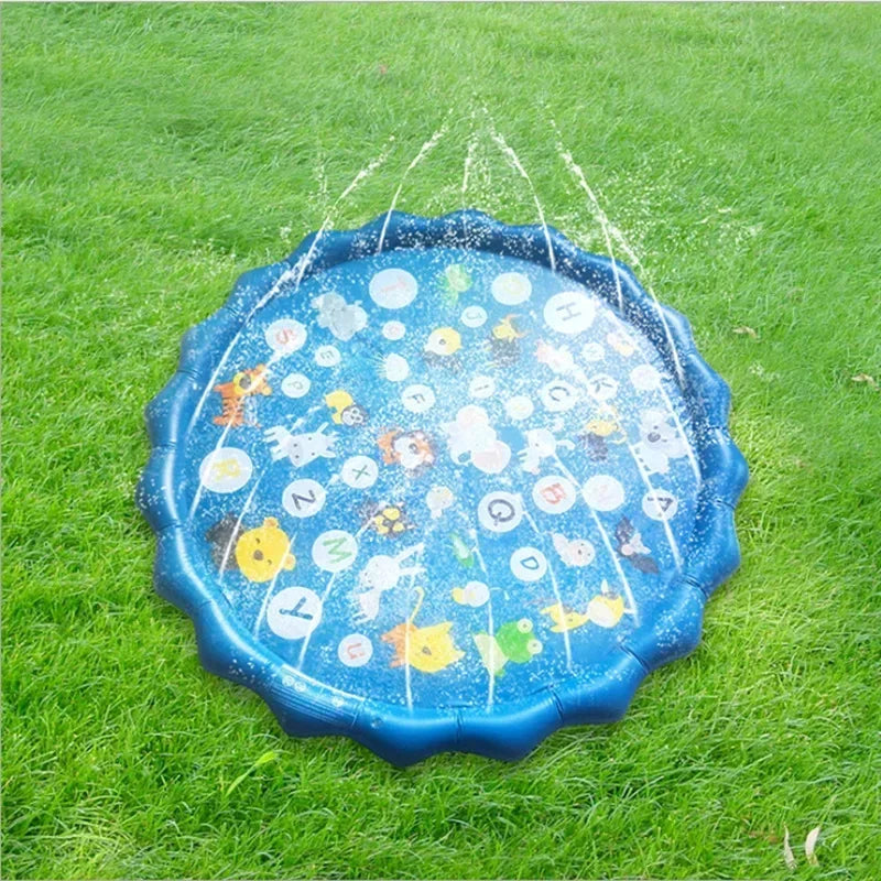 Tapis d’Eau Gonflable pour chien  – Jeux d’Été & Fraîcheur Totale 💦☀️