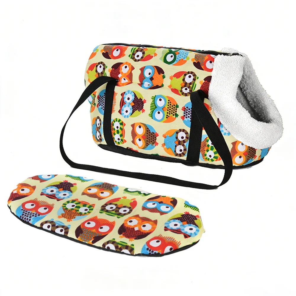 Foldable & Cozy Pet Carrier – Comfort & Safety On the Go 🐶👜💛