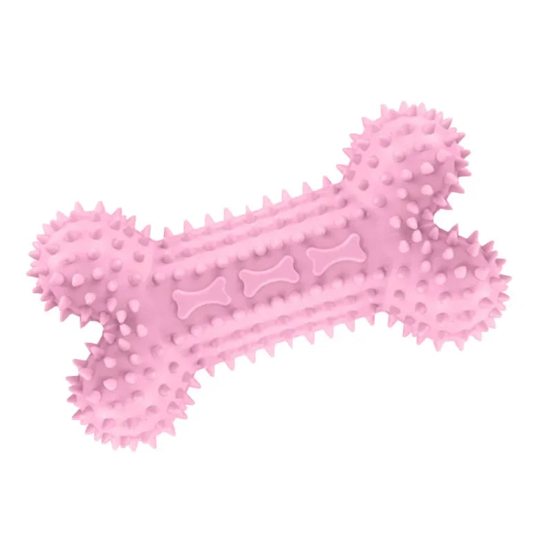 Chew Toy Trio – Dental Hygiene & Interactive Play 🦴🍩⚽🐶💛