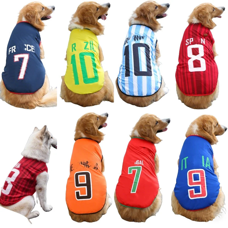 Jersey Respirant Été – Style Sport & Confort Frais ⚽🐶💛
