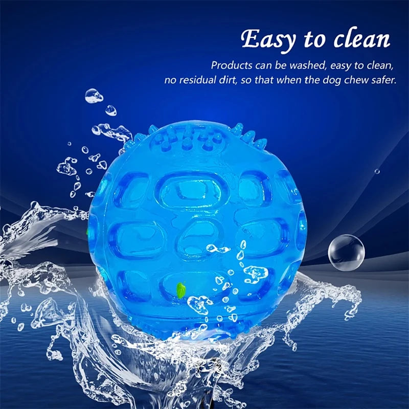 Interactive Squeaky IQ Ball – Play & Healthy Teeth 🐶🧠
