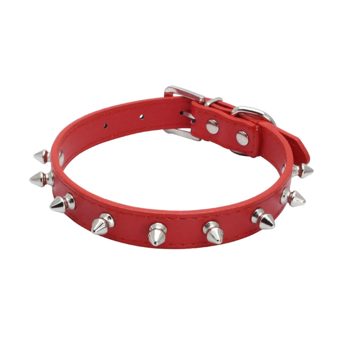 Colorful Studded Collar – Rebellious & Unique Style 😎🐶💛