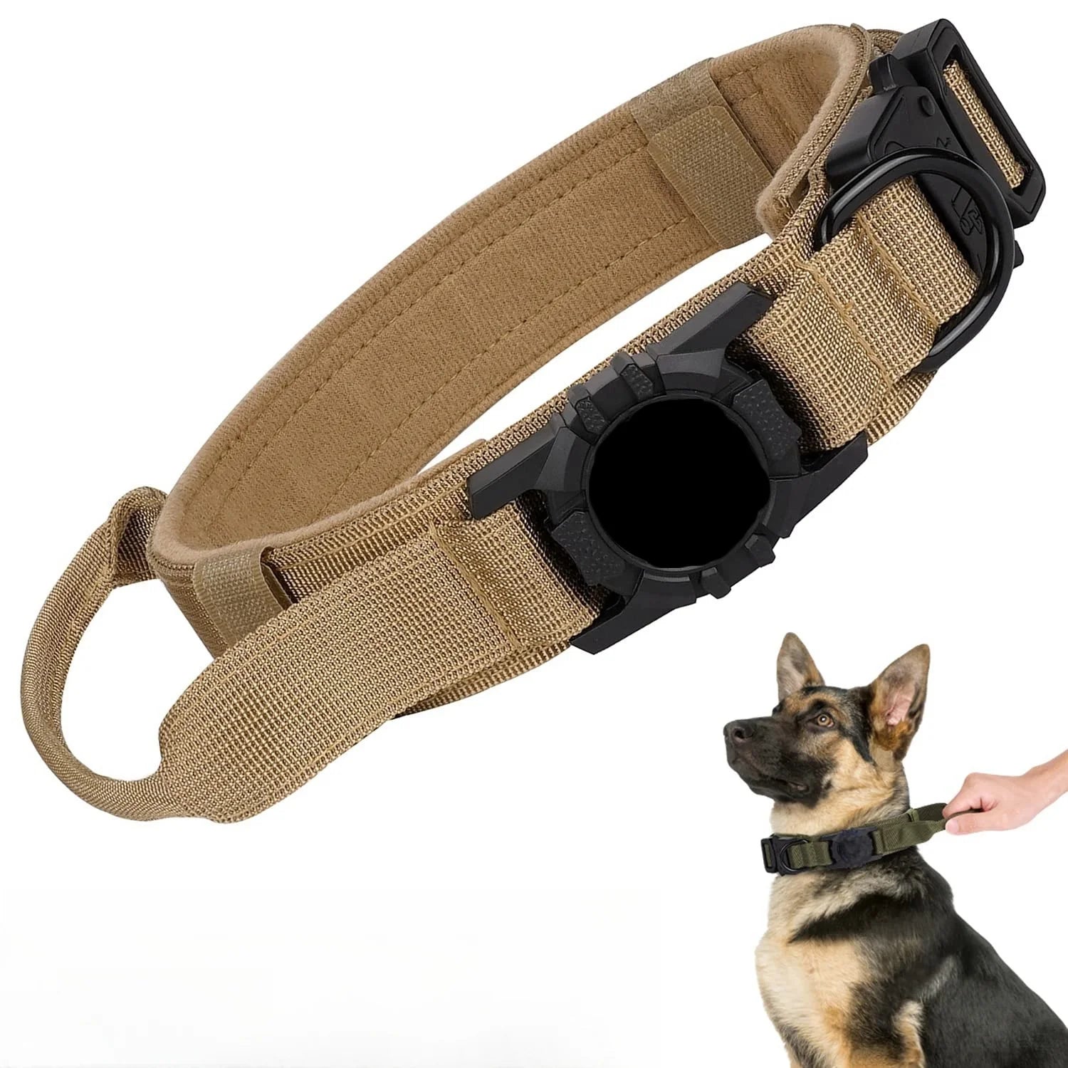 Collier Tactique avec Support AirTag – Contrôle Total & Sécurité Maximale 🐾📍