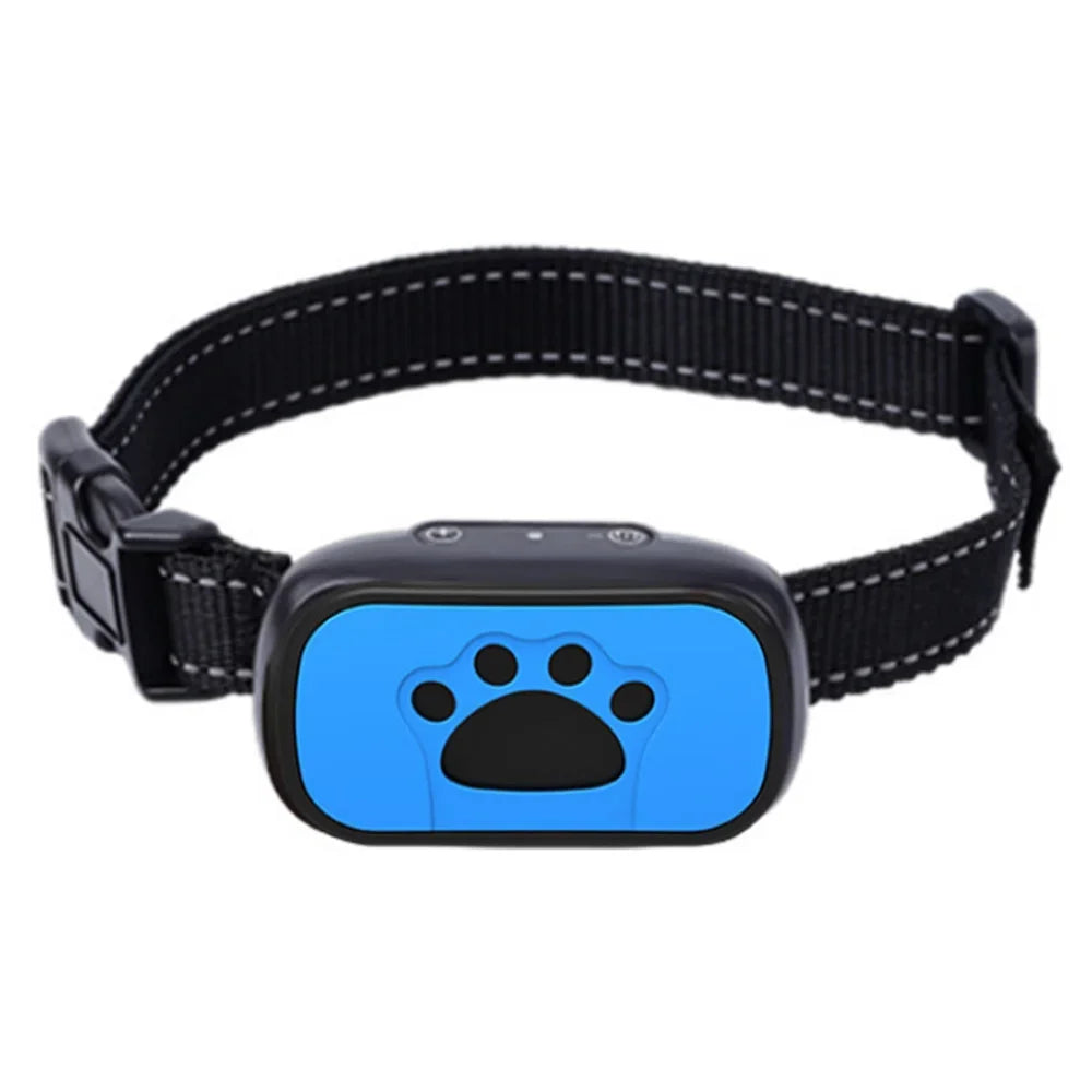 Smart Bark Collar – Ultrasonic & Gentle Vibration 🐶💛