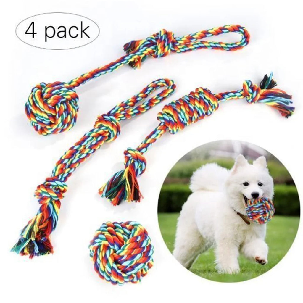 Dental Rope Ring – Resistant Cleaning & Play Toy 🐶🦷💛