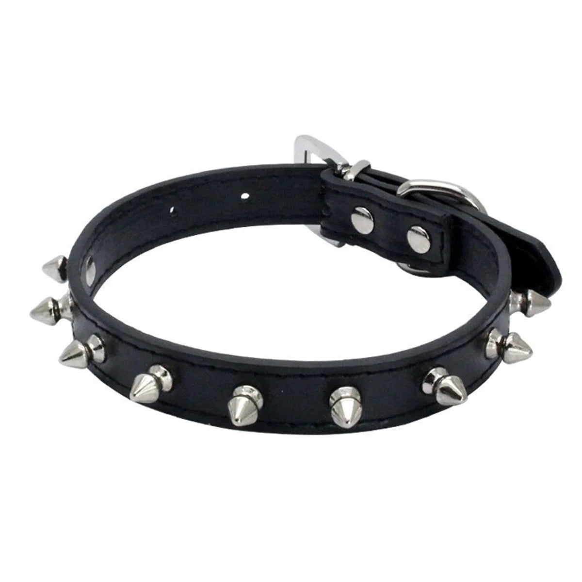 Colorful Studded Collar – Rebellious & Unique Style 😎🐶💛