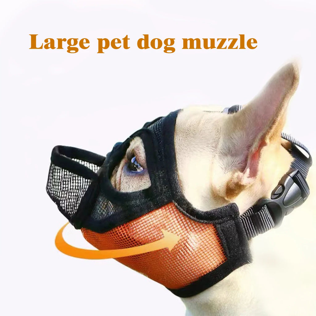 Museau Confort Spécial Museau Court – Sécurité & Respiration Optimale 🐶🛑💛
