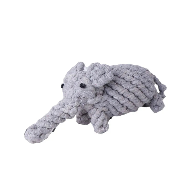 Cartoon Rope Toy – Durable & Interactive Play 🪢🐶💛