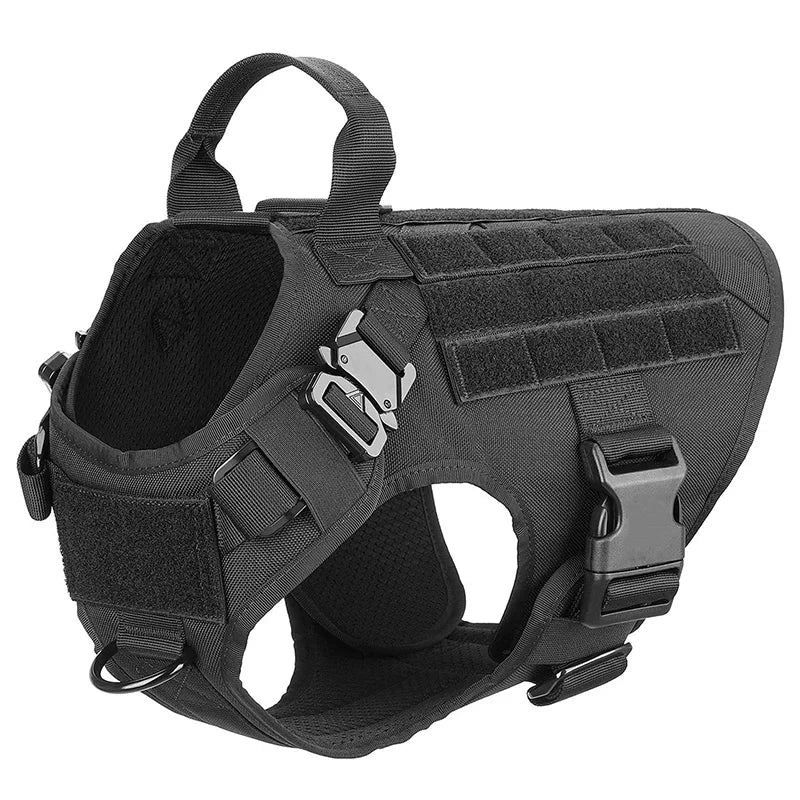 Pro Tactical Harness + Leash – Absolute Power & Control 🐶💛