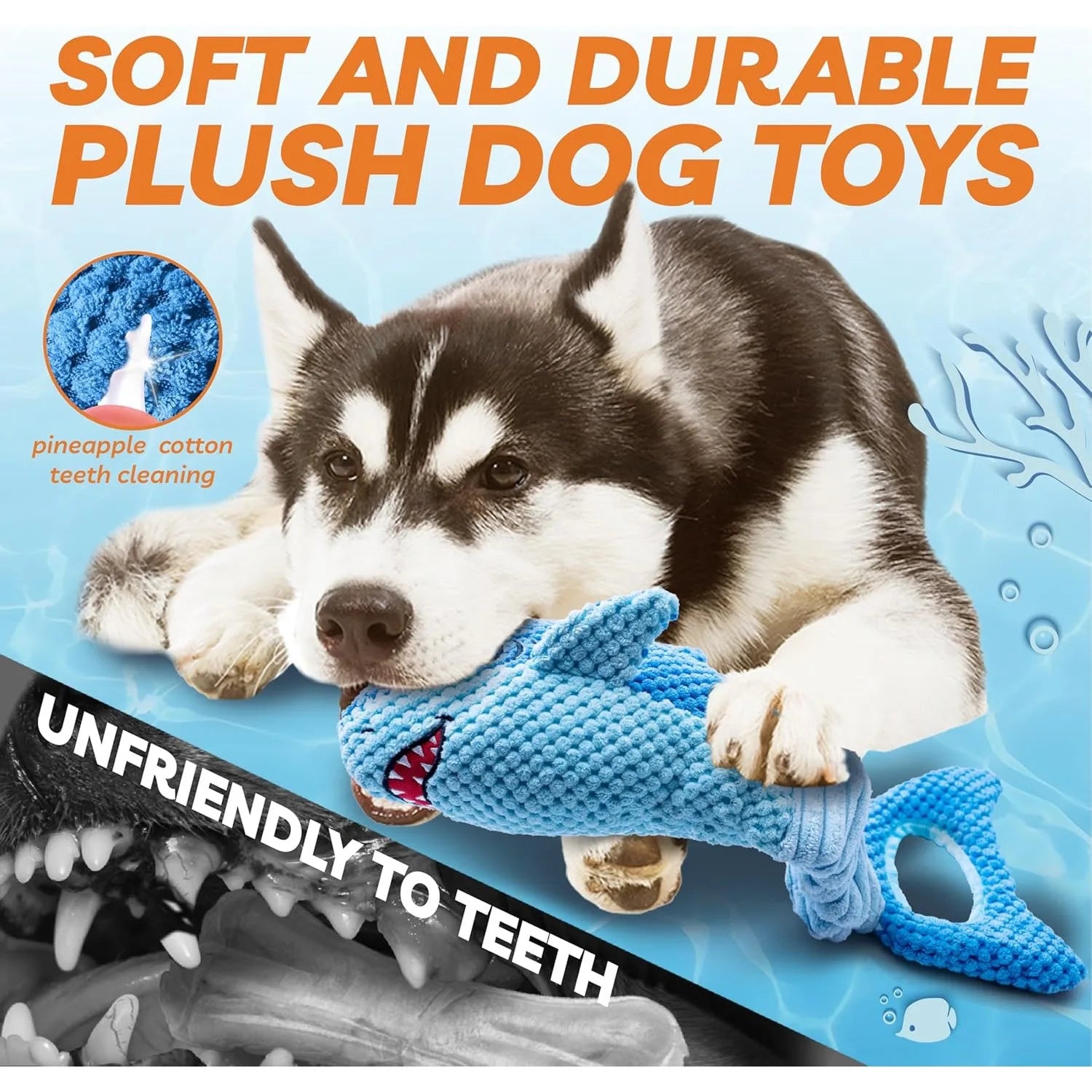 Squeaky Plush Toy – Anti-Boredom & Interactive Play 🐶🦴