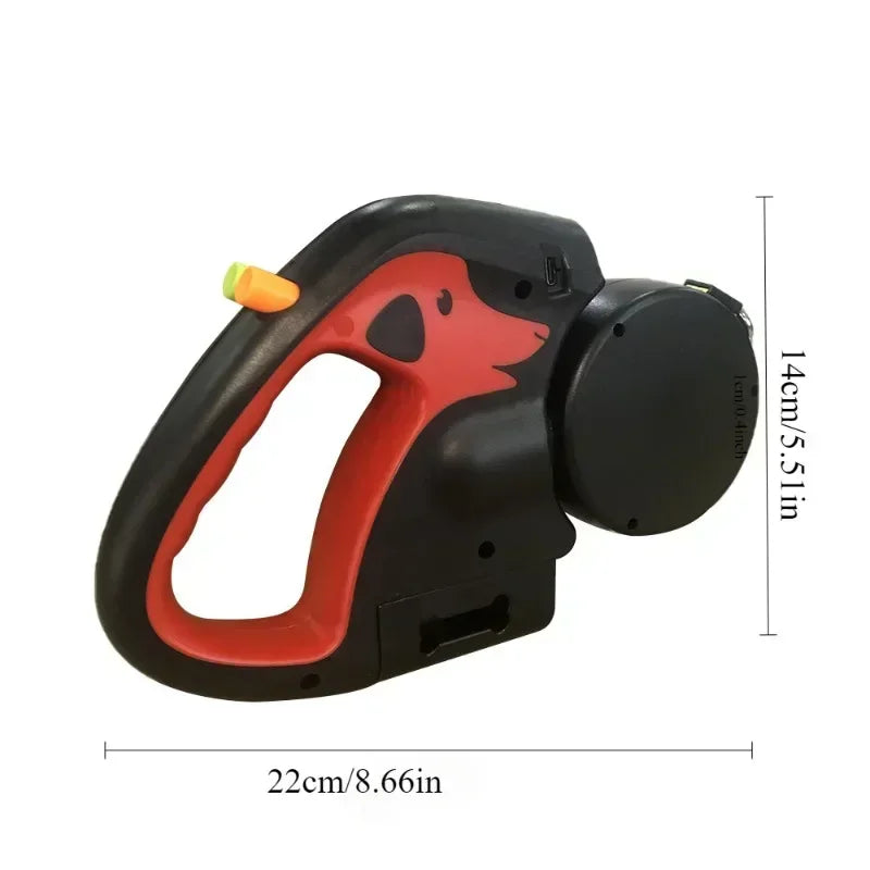 Laisse Double Rétractable 360° pour Deux Chiens