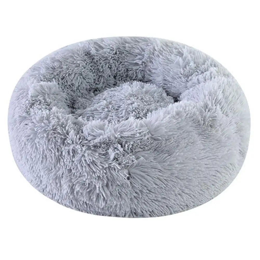 Ultra-Soft Calming Donut Bed – Anti-Stress Comfort & Cozy Warmth 🐶💛