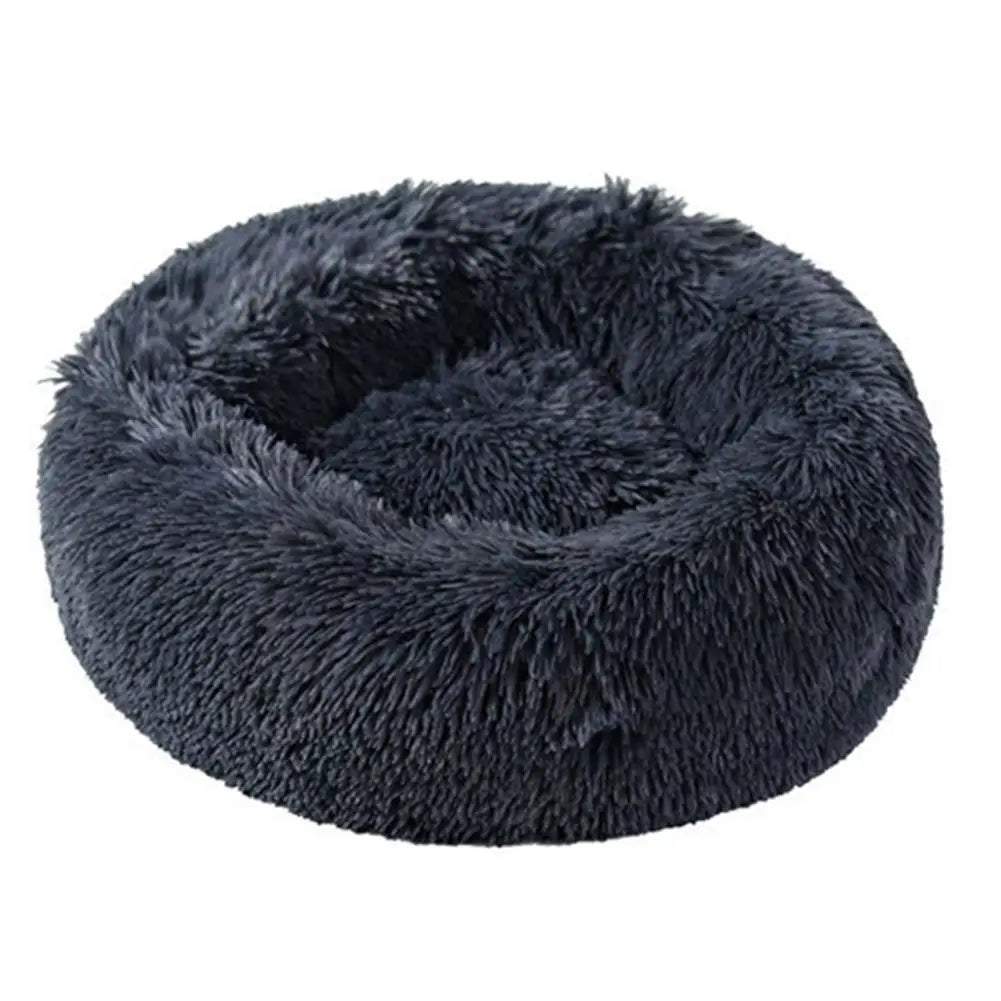 Ultra-Soft Calming Donut Bed – Anti-Stress Comfort & Cozy Warmth 🐶💛