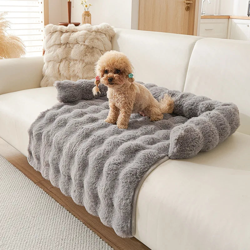 Luxury Faux Fur Rug – Royal Comfort & Extreme Softness 🐶💛