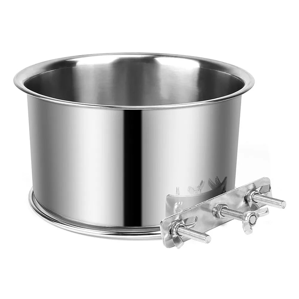 Bol Suspendu Anti-Mâchouillage – Acier Inoxydable & Repas Sans Dégâts 🐾🥣