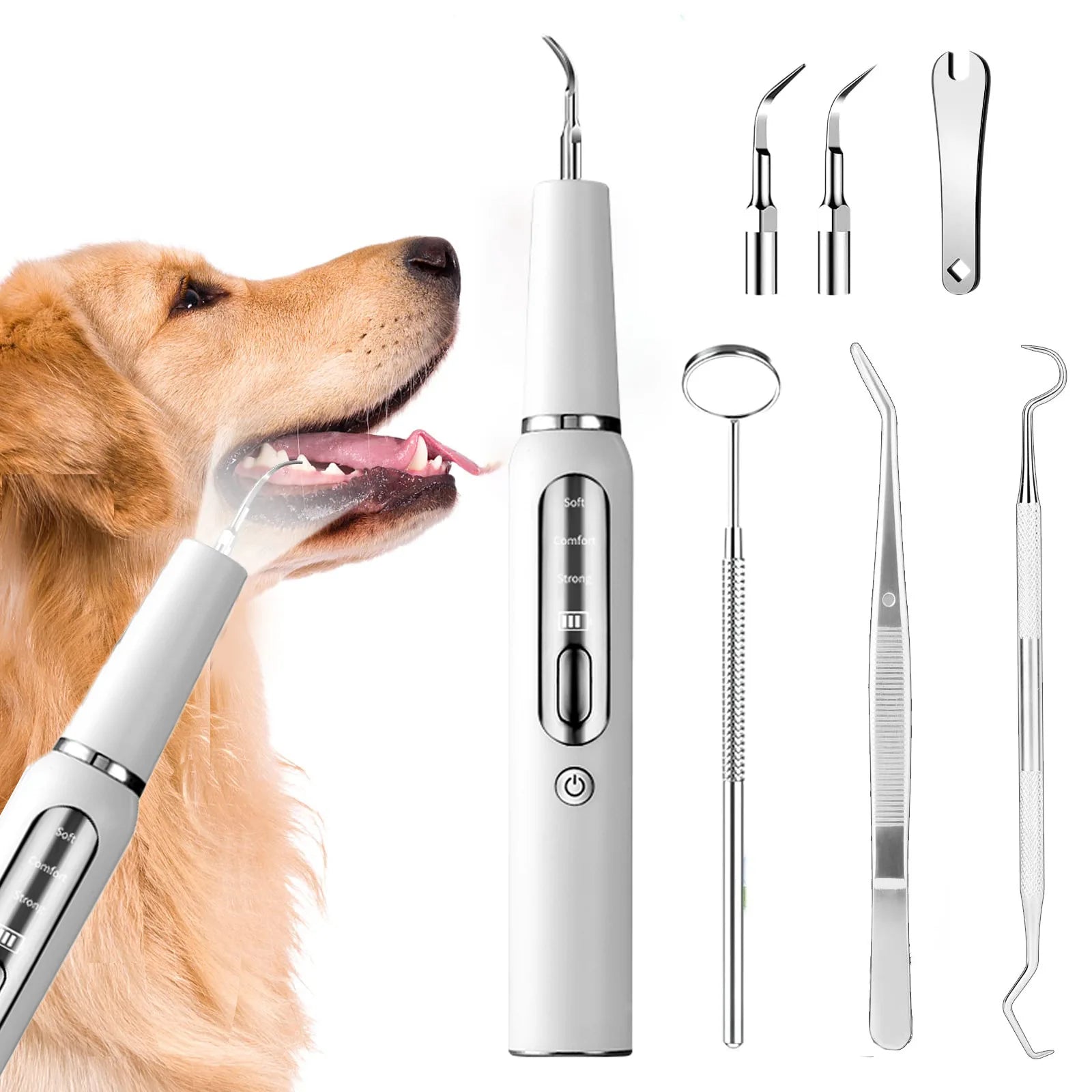 Ultrasonic Tartar Remover – Clean Teeth & Fresh Breath 🐶🦷✨
