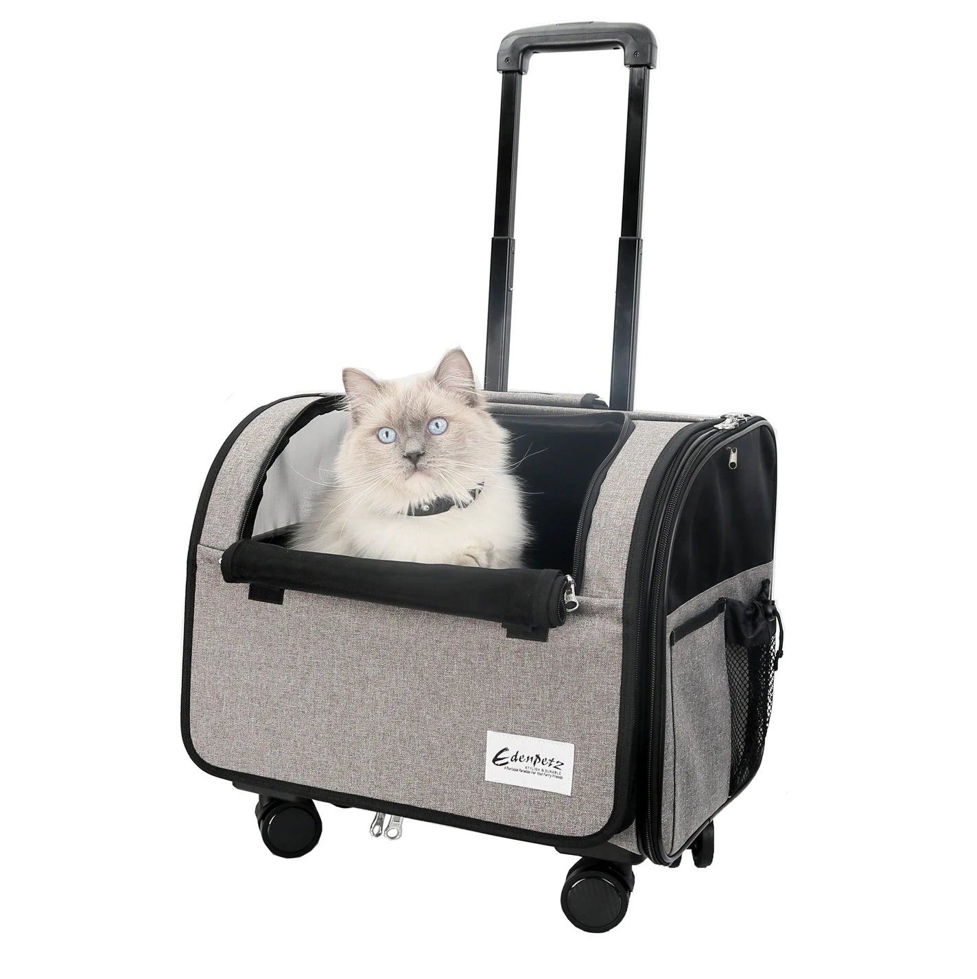 Rolling Pet Carrier – Comfort & Effortless Mobility 🐶🐱💛