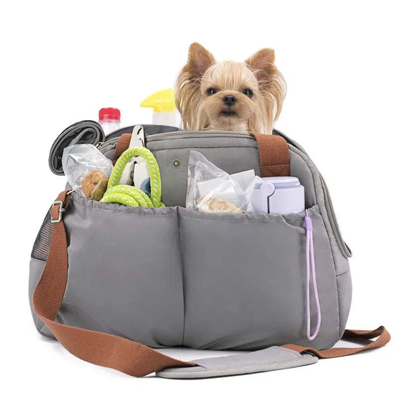 Sac de Transport Confort+ – Sécurité & Douceur en Déplacement 🎒🐶💛