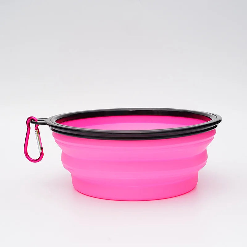 Anti-Spill Foldable Bowl – Mess-Free Hydration 🥣🐶💛